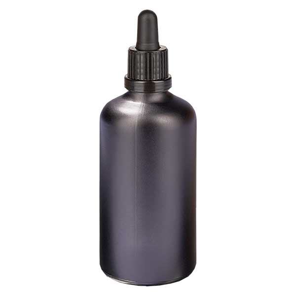 Flacon à pipette 100ml bouchon d'inviolabilité BlackLine UT18/100 Flacon à pipette 100ml bouchon d'inviolabilité BlackLine UT18/100