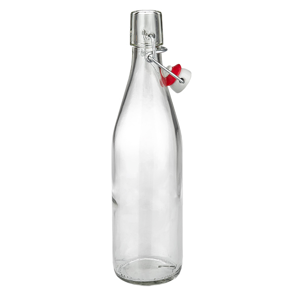 Bouteille en verre de 500 ml + bouchon mécanique PVC UNiTWIST