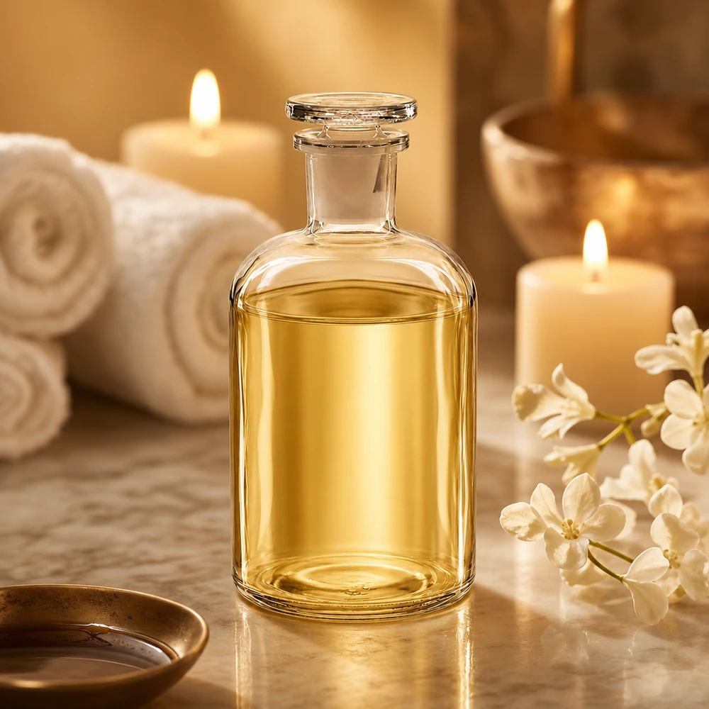 Flacon pharmaceutique 500 ml col étroit en verre clair + bouchon Flacon de pharmacie de 500 ml à col étroit et bouchon en verre, idéal pour les huiles essentielles et les essences