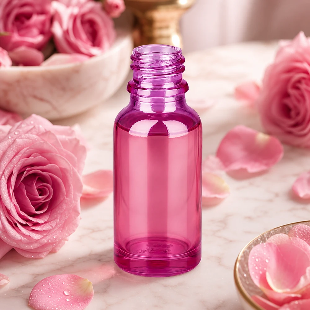 Bouteille à pharmacie de 20ml PurpleLine UT18/20 UNiTWIST Bouteille en verre PurpleLine 20ml d'un violet élégant UT18 20 idéale pour le bricolage cosmétique et les produits naturels