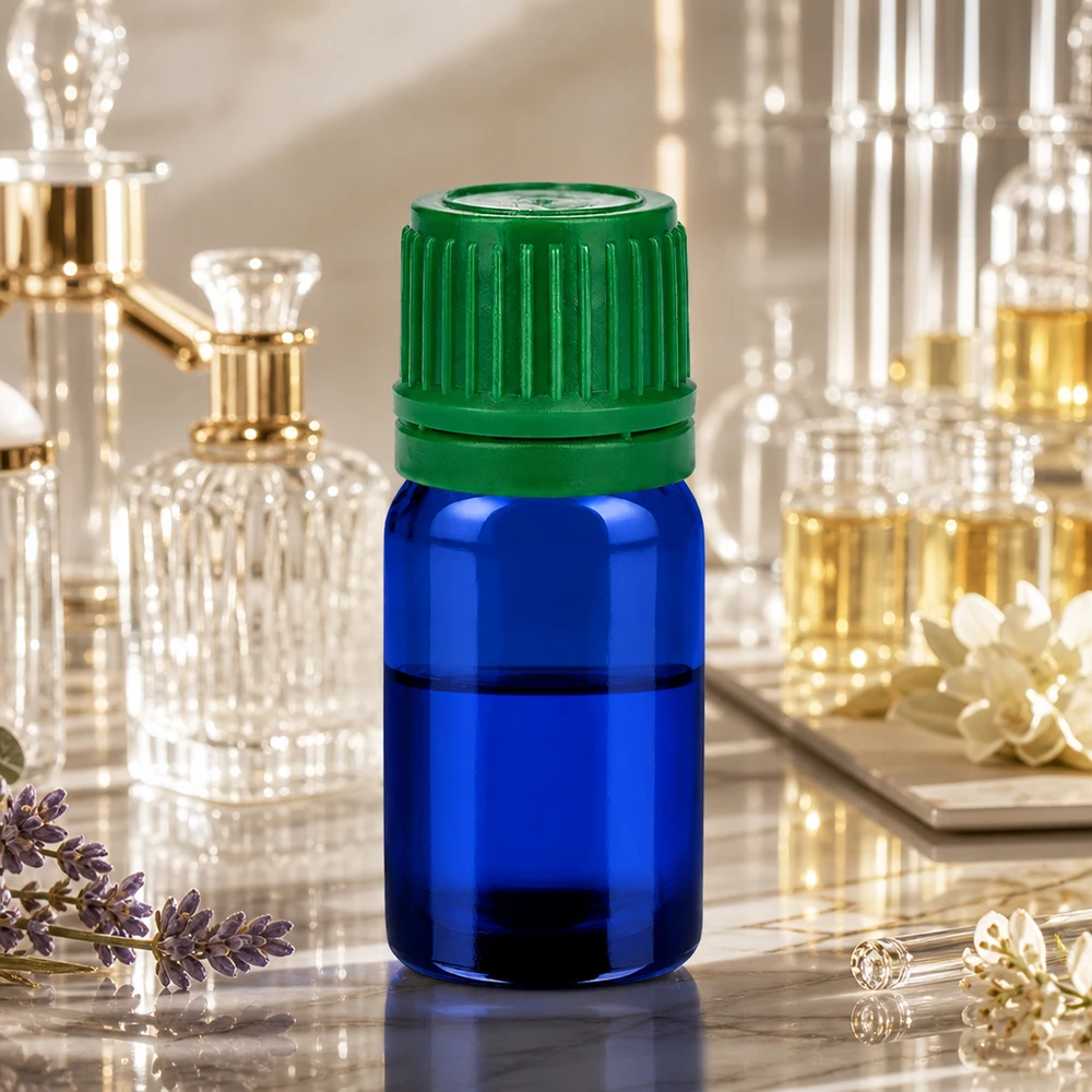 Flacon 5ml 11mm SV vert OV BlueLine UT18/5 Flacon en verre de 5 ml avec matériau résistant aux produits chimiques pour le stockage à long terme des substances actives