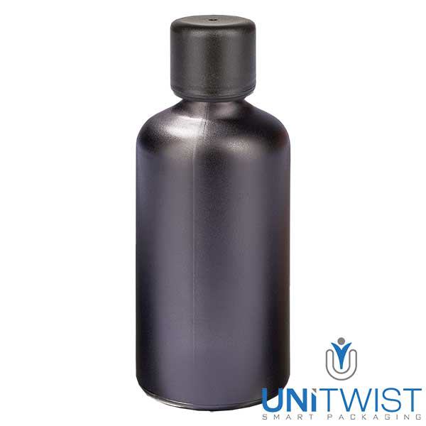 100ml flacon compte-gouttes 6mm bouchon à visser bouchon d'inviolabilité BlackLine UT18/100 100ml flacon compte-gouttes 6mm bouchon à visser bouchon d'inviolabilité BlackLine UT18/100