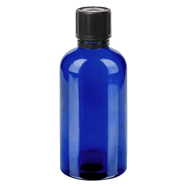 100ml flacon compte-gouttes. 1mm s. OV KiSi Bli BlueL. UT18/100