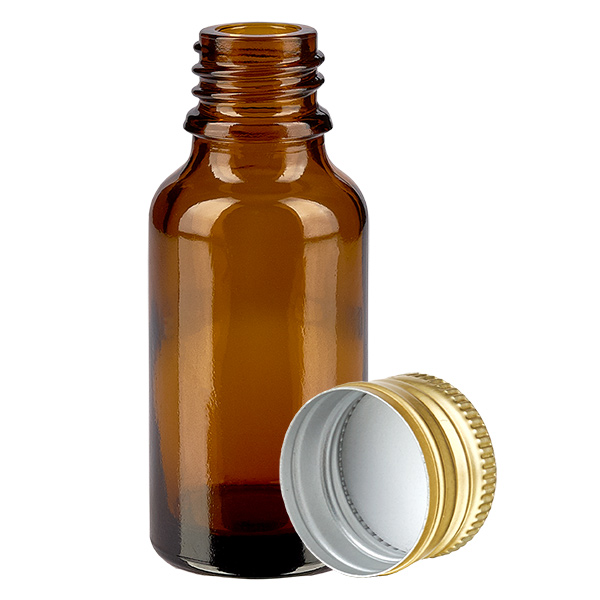 Flacon 20ml 11mm SV alu-or STD BrownL. UT18/20