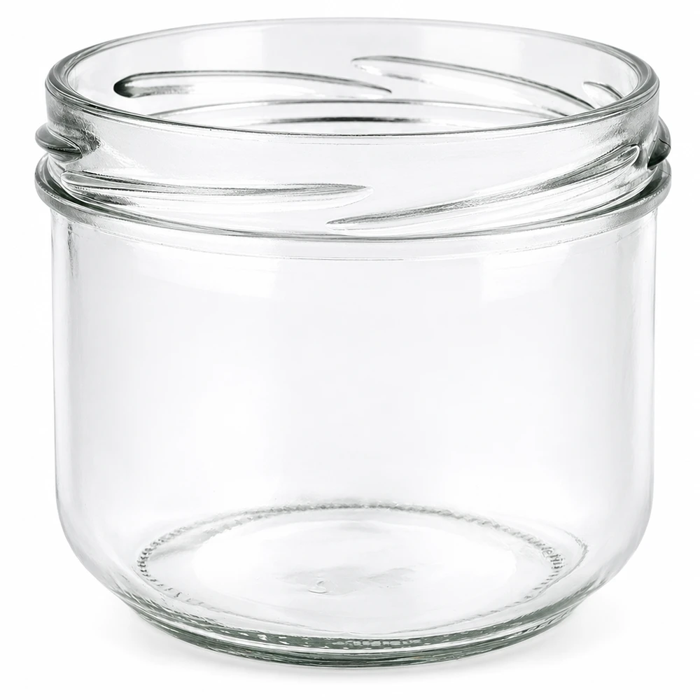 260ml Verre conique sans couvercle (TO82) UNiTWIST UNiTWIST Sturz260 Bocal rond 260ml TO82 Bocal transparent vide sans couvercle