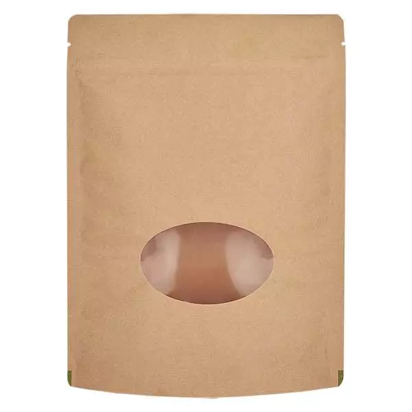 Sachet vertical en papier kraft marron (capacité : environ 250g / 160x230) Sachet vertical en papier kraft marron (capacité : environ 250g / 160x230)