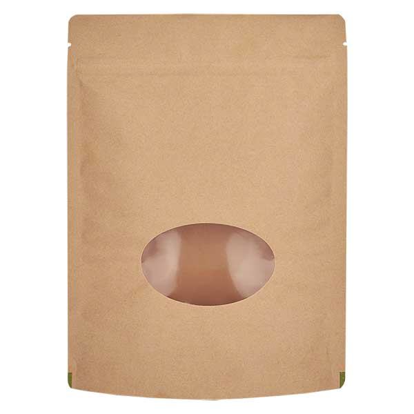 Sachet vertical en papier kraft marron (capacité : environ  250g / 160x230)