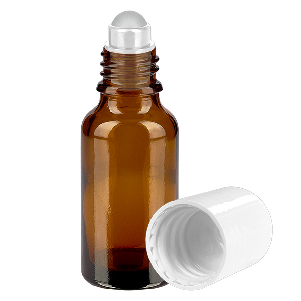 20ml Flacon Roll-On blanc STD BrownLine UT18/20