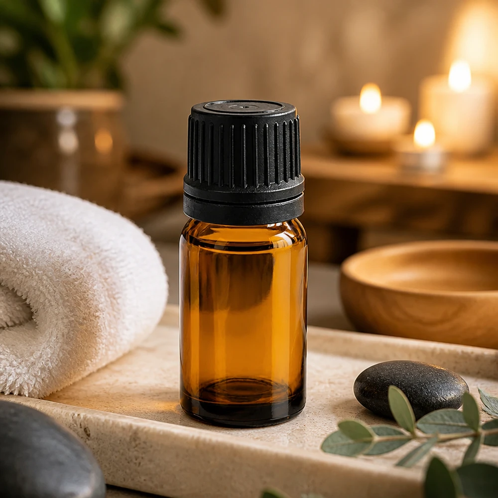10ml flacon de gouttes. 1mm noir OV BrownLine UT18/10 Flacon de pharmacie 10ml en verre brun robuste avec bouchon étanche pour cosmétiques naturels