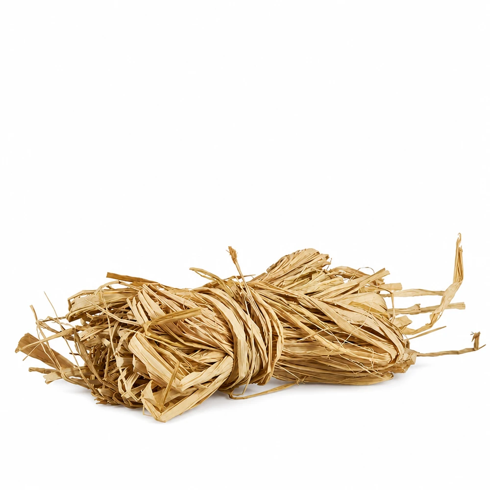 Raphia naturel - 30g - pour décorer et fixer des napperons en tissu Raphia naturel pour décorer 30g de fibres de raphia naturel en beige doré pour la décoration et les projets de bricolage