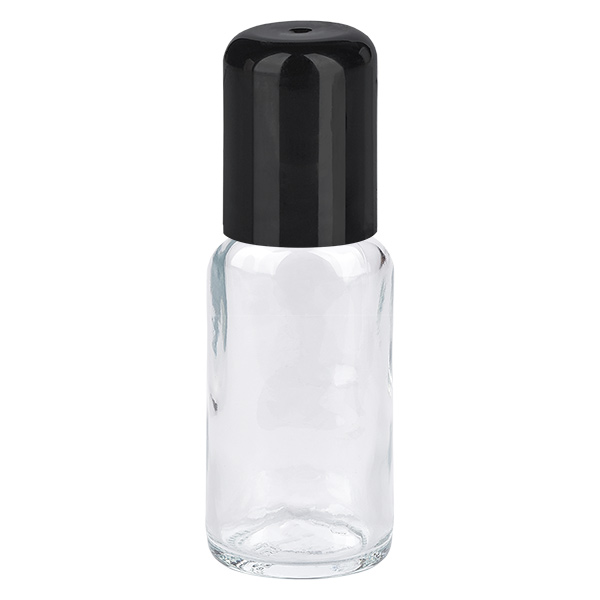 Flacon Roll-On 20ml noir STD ClearLine UT18/20