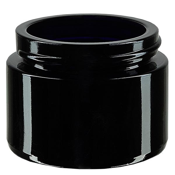 Pot cosmétique 50 ml en verre violet, sans couvercle Pot cosmétique 50 ml en verre violet, sans couvercle