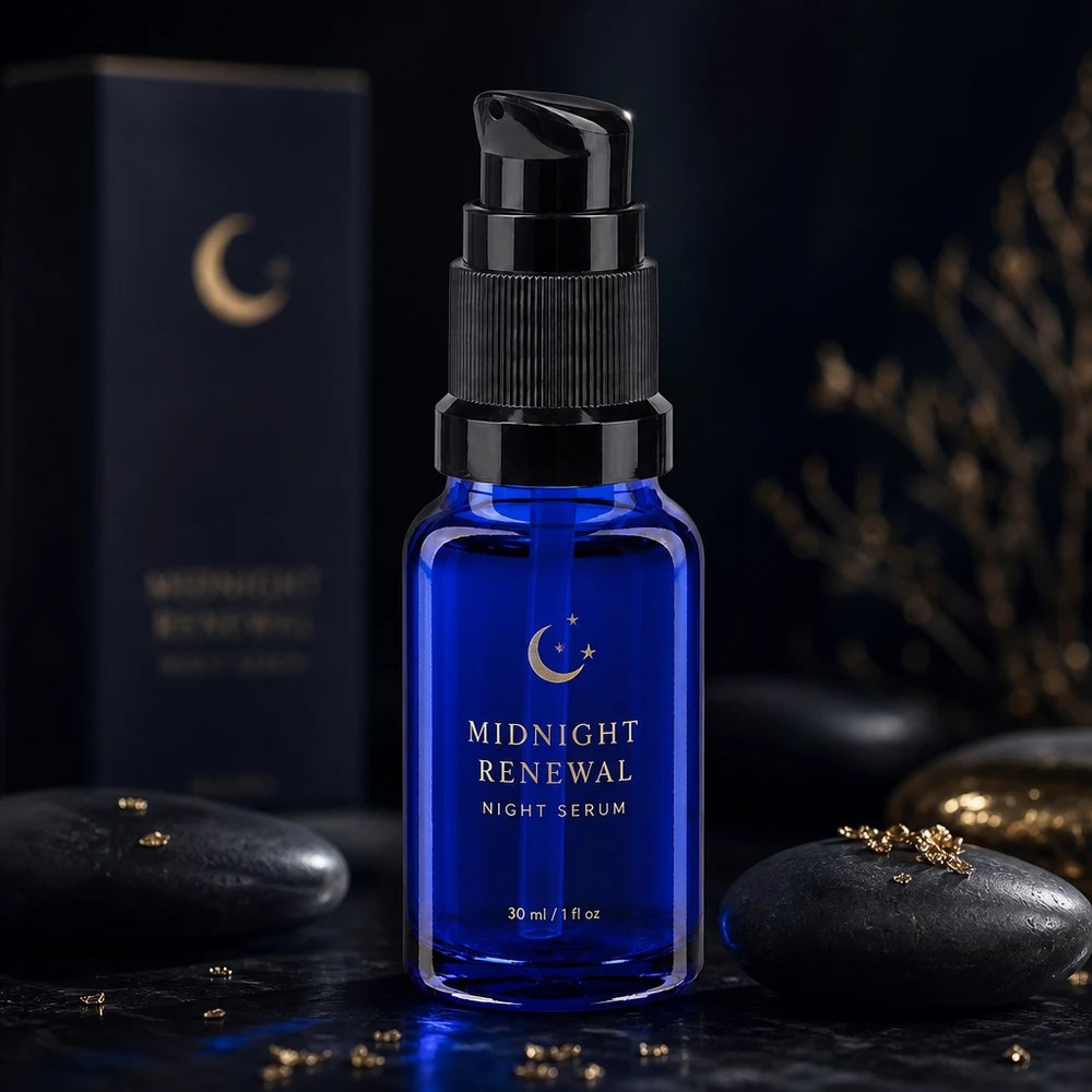 Flacon de pharmacie bleu 10ml bouchon pompe noir standart Petit flacon cosmétique de 10 ml en verre bleu avec bouchon-pompe noir, destiné aux produits de soin haut de gamme