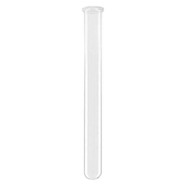 Tube à essai 160x15mm en verre borosilicate à bord rabattu