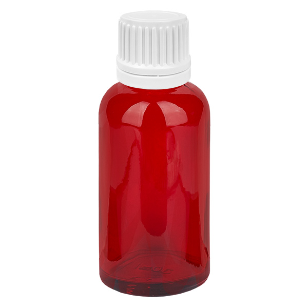 Flacon compte-goutte 30ml 0.7mm blanc OV RedLine UT18/30