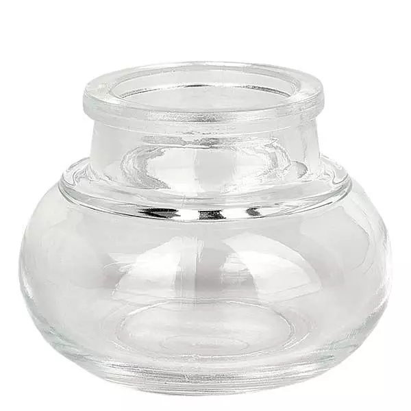 Flacon Belly transparent 40 ml, goulot 27 mm, sans son bouchon 27,5/31,5