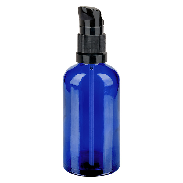 Flacon pompe 100ml noir STD BlueLine UT18/100