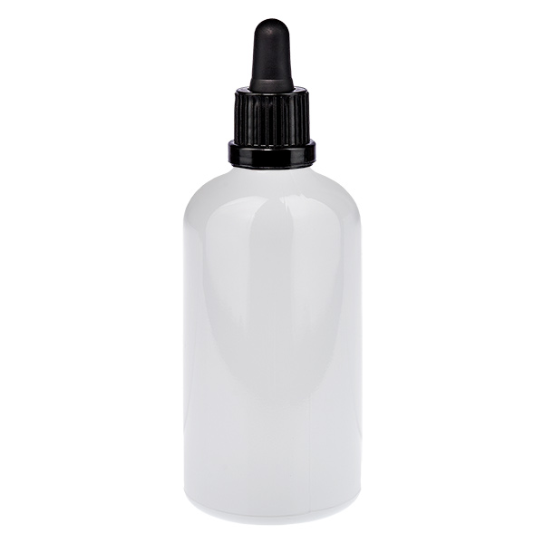 Flacon pipette 100 ml noir, bouchon inviolable WhiteLine UT18/100 Flacon pipette 100 ml noir, bouchon inviolable WhiteLine UT18/100