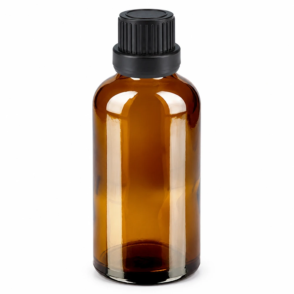 50ml goutte à goutte. 2mm noir OV BrownLine UT18/50 Petit flacon compte-gouttes en verre brun 50ml idéal pour l'aromathérapie et la cosmétique naturelle