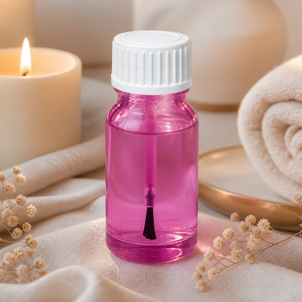 Bouteille pinceau 10ml blanche STD PurpleLine avec design ergonomique pour une utilisation facile