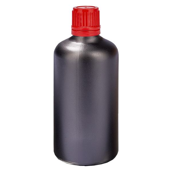Flacon 100ml 11mm SV rouge OV BlackLine UT18/100 Flacon 100ml 11mm SV rouge OV BlackLine UT18/100