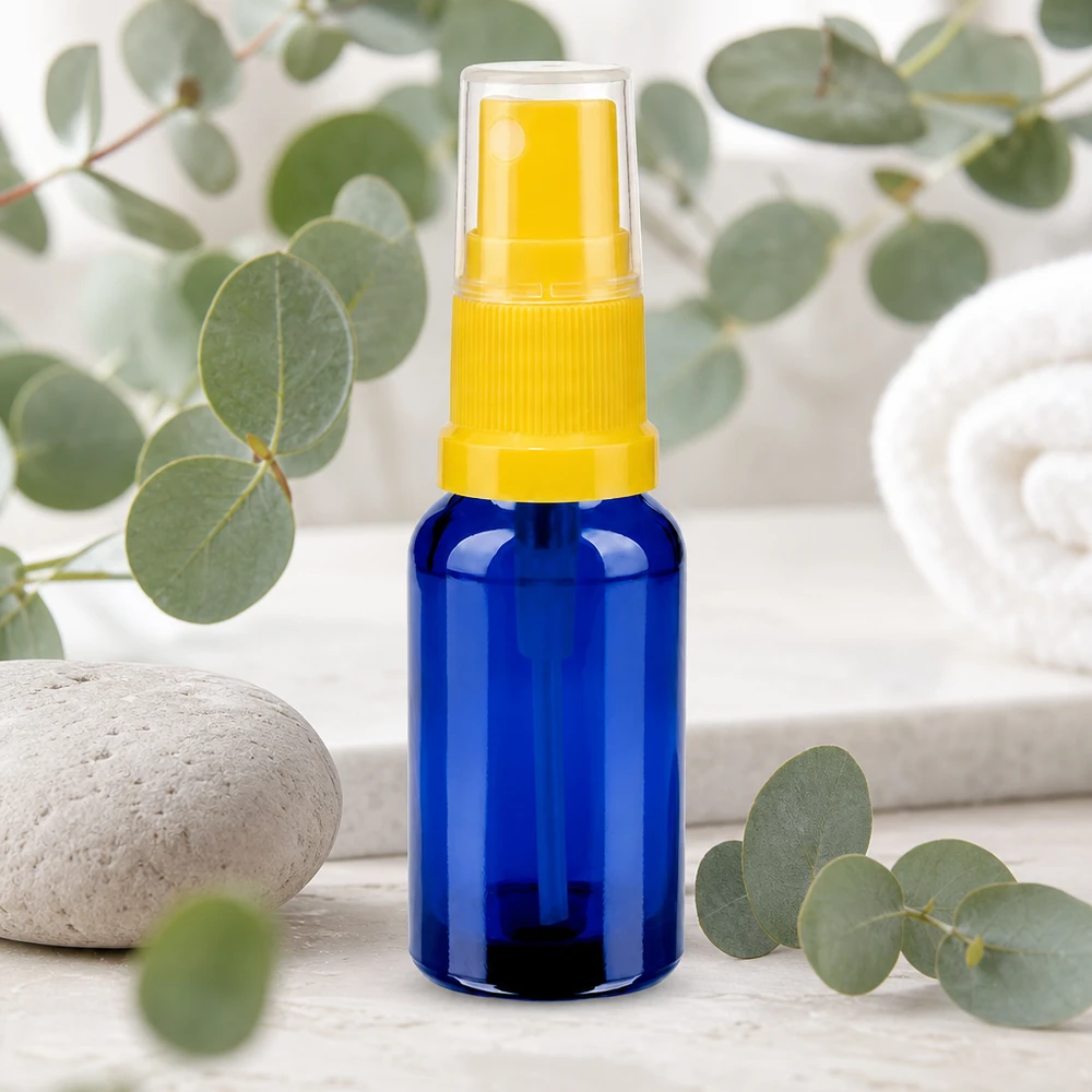 Vaporisateur 20ml jaune/tr. STD BlueLine UT18/20 Vaporisateur portable 20ml pour les déplacements BlueLine UT18/20 avec tête de vaporisation pratique