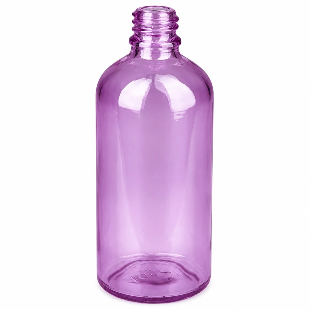 Flacon vaporisateur nasal 100ml blanc/transparent standard PurpleLine UT18/100 Petit vaporisateur nasal pratique de 100 ml au design Purple Line avec filetage de fermeture standard UT18
