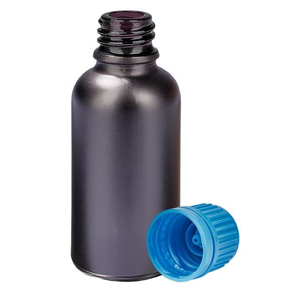 Flacon 30ml 11mm SV bleu OV BlackLine UT18/30