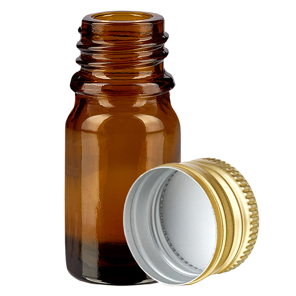 Flacon 5ml 11mm SV alu-or STD BrownLine UT18/5