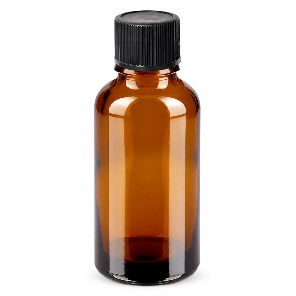 30ml flacon compte-gouttes. 1mm noir STD BrownLine UT18/30 Flacon compte-gouttes compact de 30 ml pour l'aromathérapie et les préparations homéopathiques
