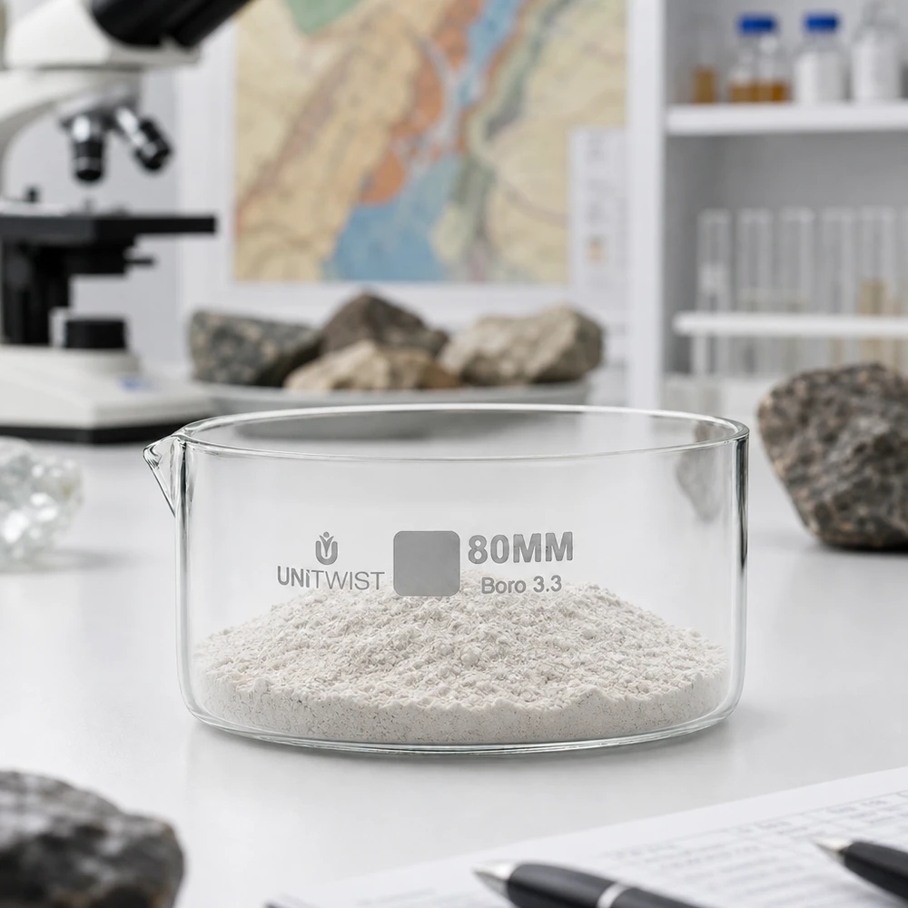Coupelle de cristallisation UNiTWIST, ø 80 mm, en verre borosilicaté 3.3, pour les analyses minéralogiques en laboratoire