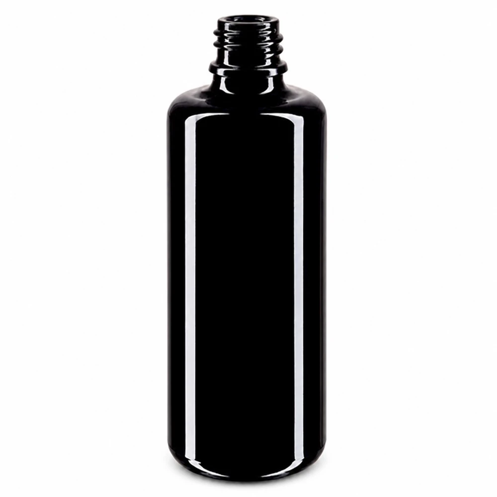 Flacon en verre violet 50 ml DIN18 (verre Miron) Bouteille Orion en verre violet Miron de 50ml idéale pour l'aromathérapie et les préparations homéopathiques
