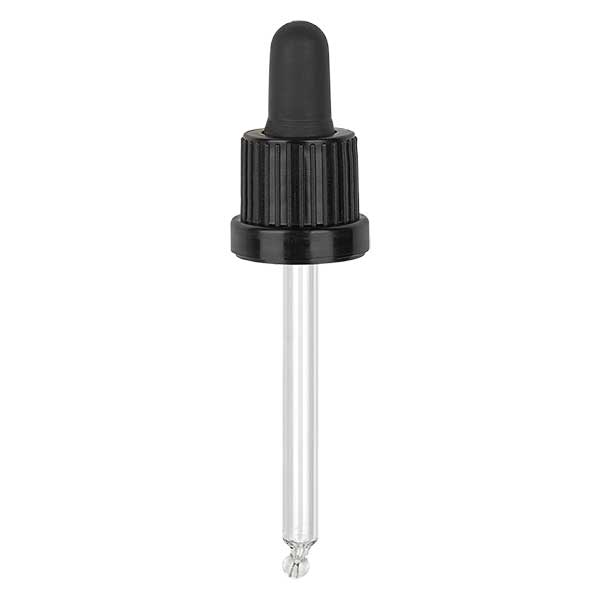 pipette en verre blanc/blanc 18mm, longueur 78 inviolable pipette en verre blanc/blanc 18mm, longueur 78 inviolable