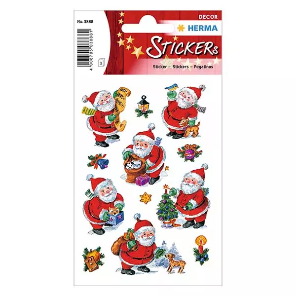Autocollants "Père Noël 2" (36 stickers)