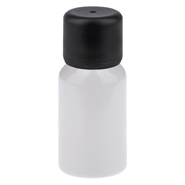 Flacon 10 ml Bouchon à vis 6 mm noir Standard WhiteLine UT18/10 Flacon 10 ml Bouchon à vis 6 mm noir Standard WhiteLine UT18/10