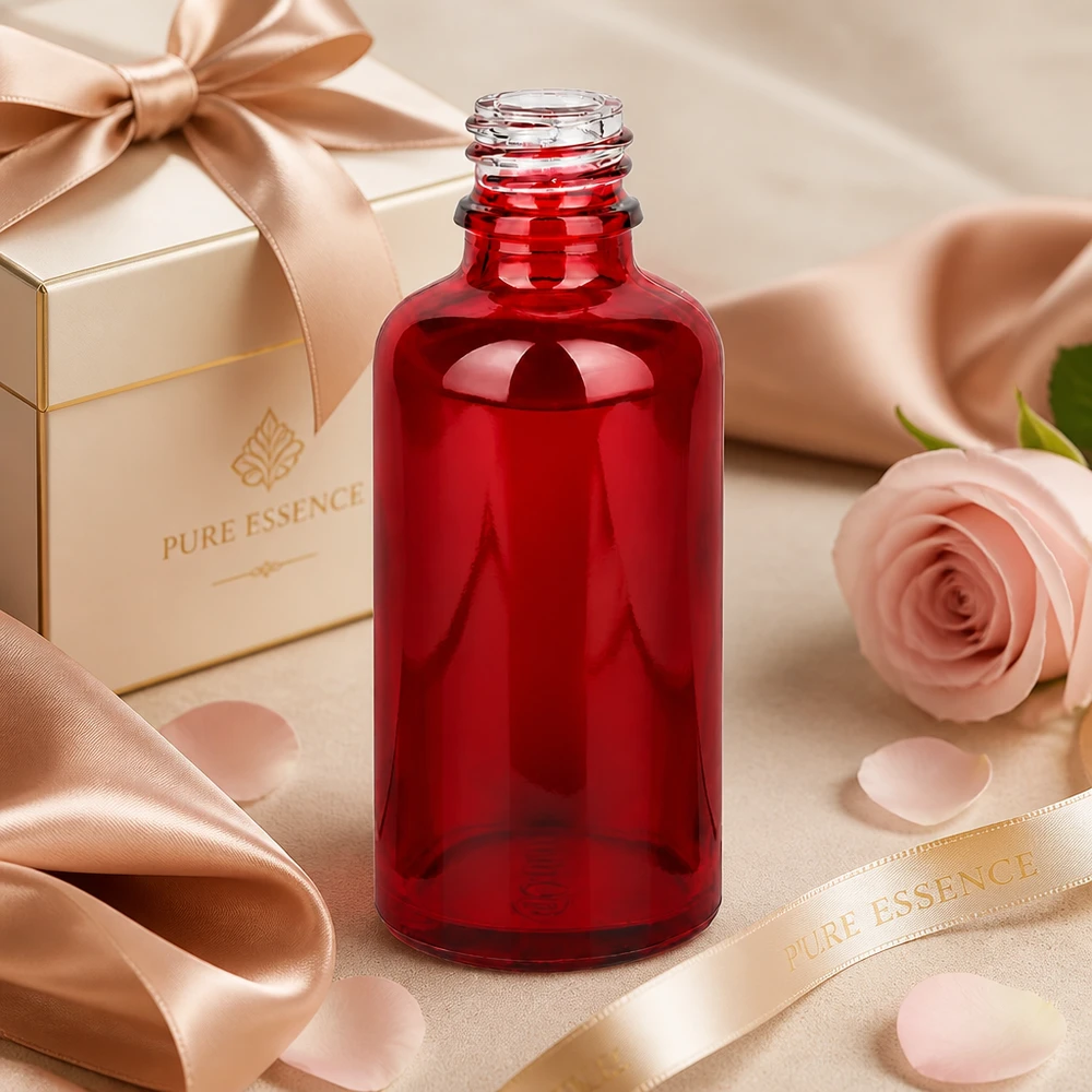 Flacon à pharmacie 50ml RedLine UT18/50 UNiTWIST Bouteille en verre pratique de 50 ml RedLine UT18/50 UNiTWIST idéale pour les voyages et les déplacements