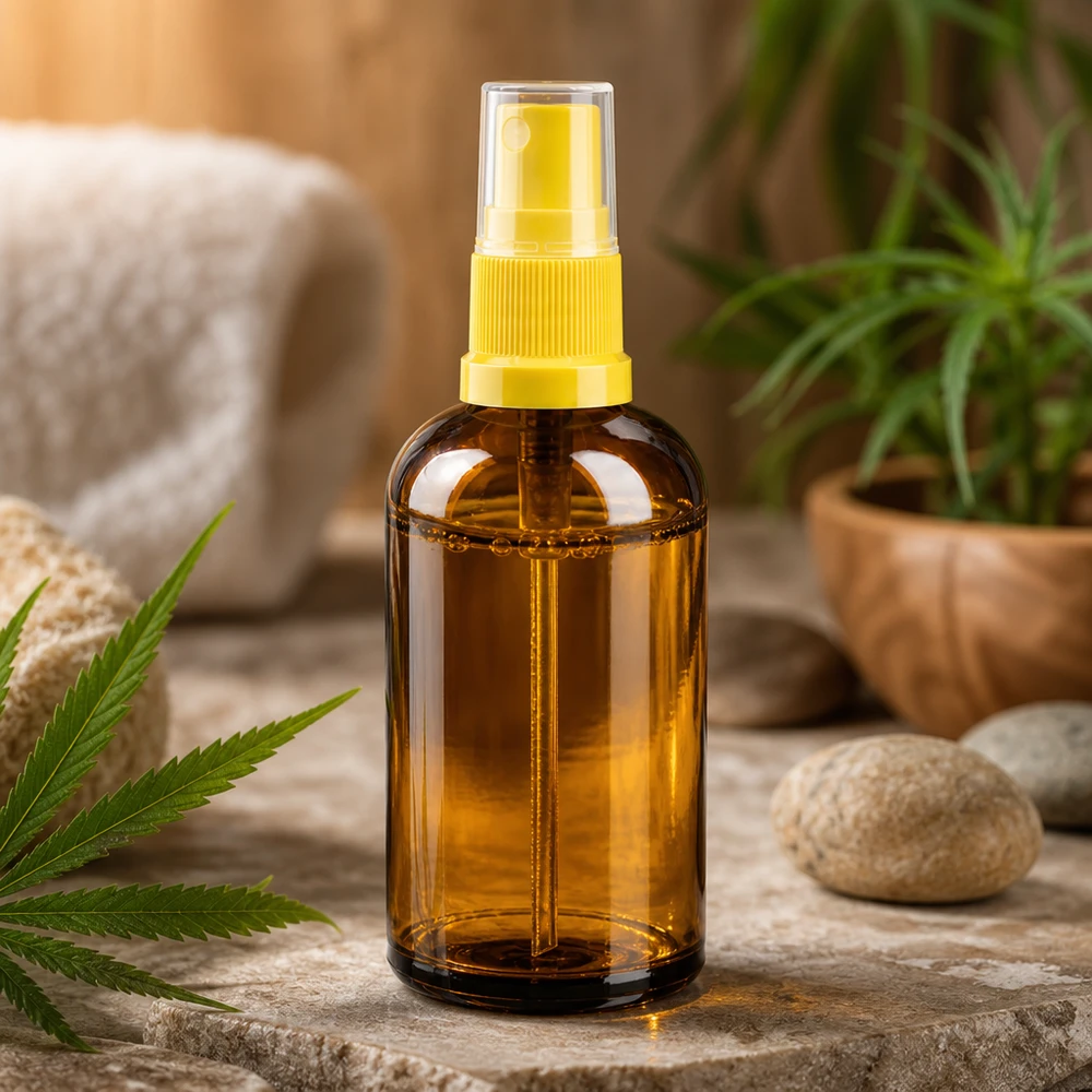 Vaporisateur 100ml jaune/tr. STD BrownLine UT18/100 Vaporisateur professionnel de 100 ml avec une fine brume pour une répartition uniforme du produit