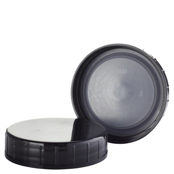 Capsule à vis en PP noir 68 mm (DIN 68)