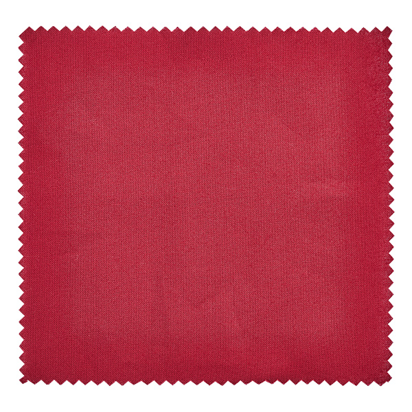 Napperon en tissu bordeaux, 15 cm, carré