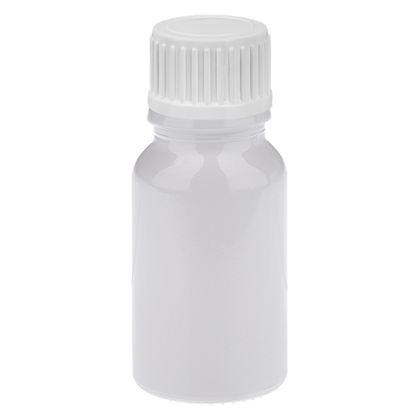 Flacon compte-gouttes 10 ml, bouchon blanc standard 0,9 mm WhiteLine UT18/10 Flacon compte-gouttes 10 ml, bouchon blanc standard 0,9 mm WhiteLine UT18/10