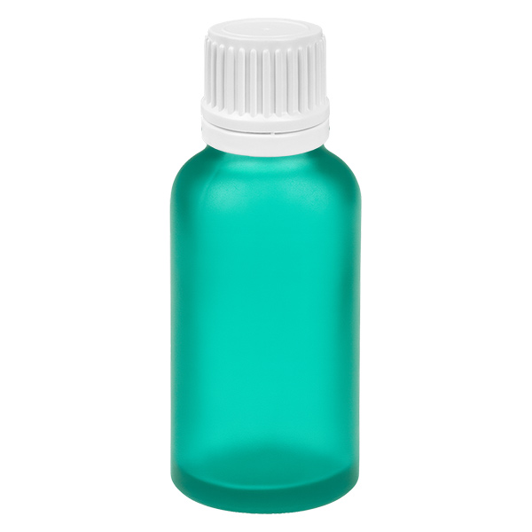 Flacon compte-goutte 30ml 0.7mm blanc OV GreenLine UT18/30