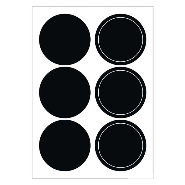 Étiquettes pour tableaux blancs cercles (12 stickers) Étiquettes pour tableaux blancs cercles (12 stickers)
