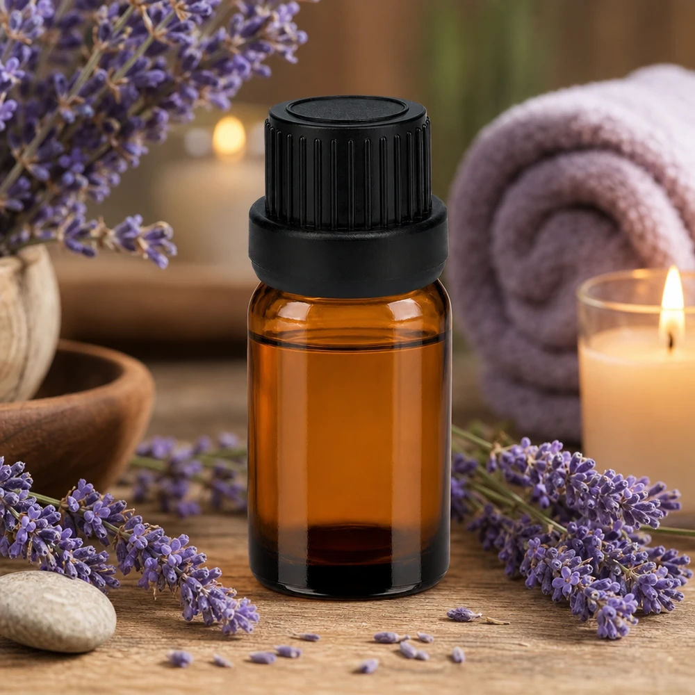 Flacon 5ml 11mm SV noir OV BrownLine UT18/5 Flacon en verre brun de haute qualité de 5ml avec protection UV et bouchon à vis noir pour cosmétiques naturels