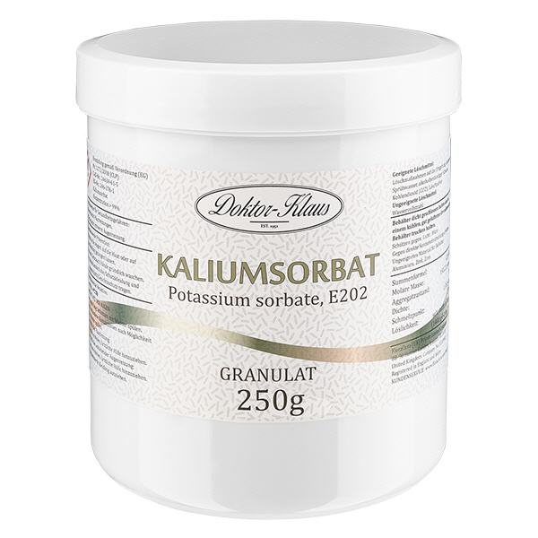 250g de sorbate de potassium (Potassium Sorbate) Doktor-Klaus