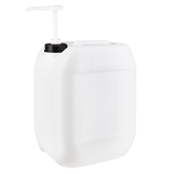 Jerrican de 10 litres avec pompe doseuse Jerrican de 10 litres avec pompe doseuse