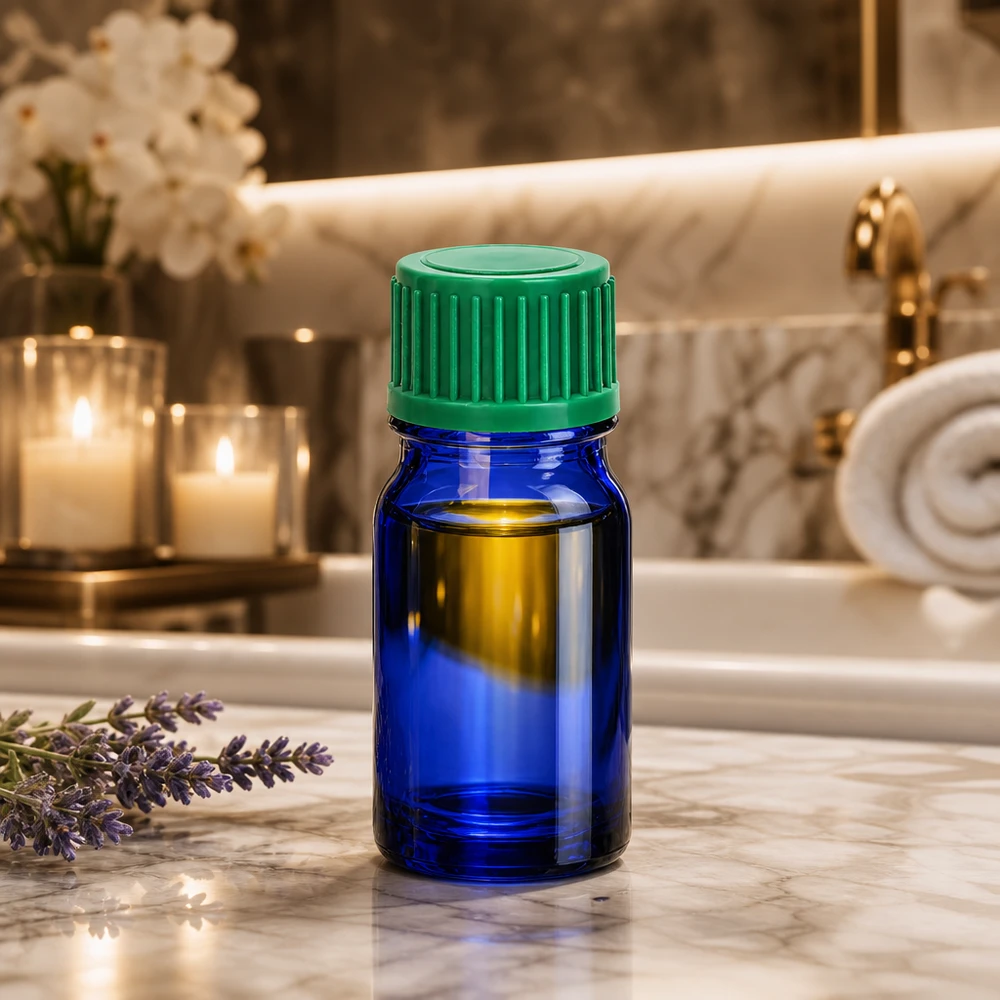 Flacon compte-goutte 5ml 0.8mm vert STD BlueLine UT18/5 Bouteille en verre de haute qualité de 5ml avec fermeture de sécurité pour les enfants pour un stockage sûr