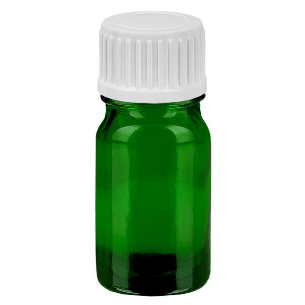 Flacon compte-goutte 5ml 0.9mm blanc STD GreenLine UT18/5