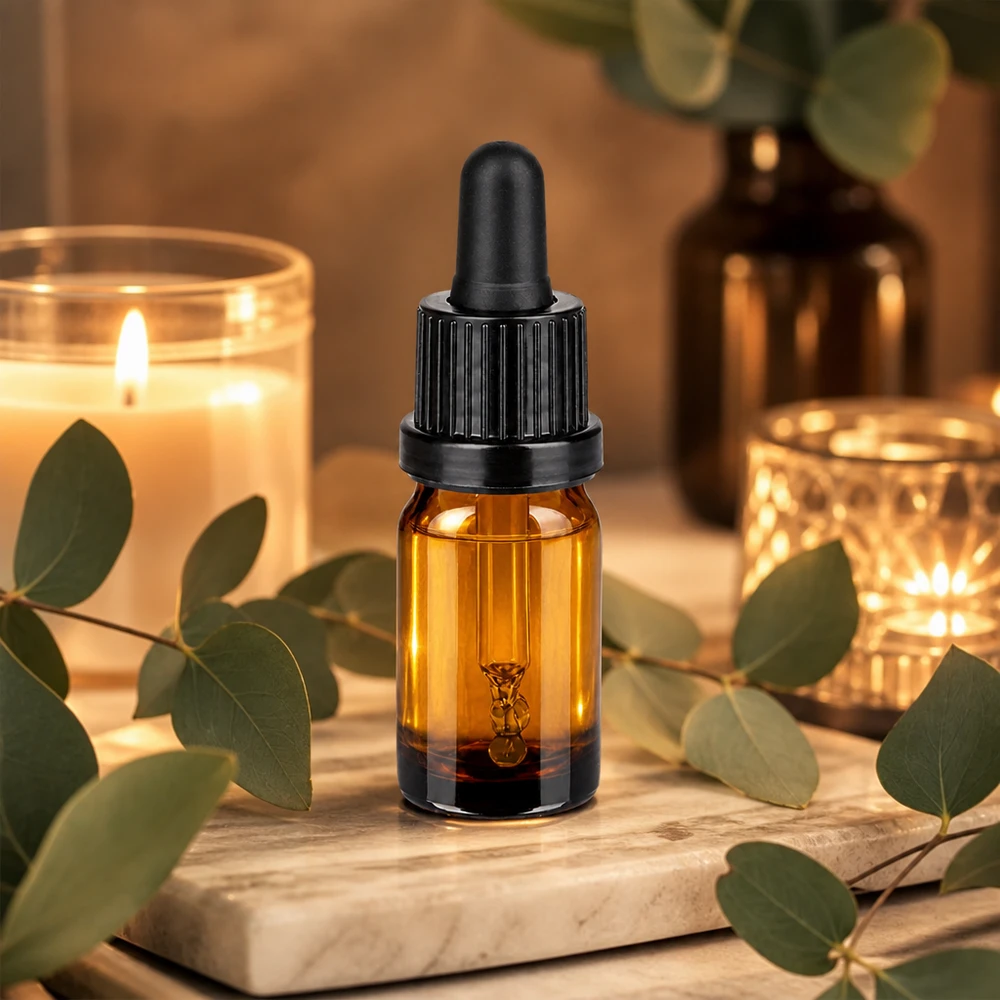 Flacon à pipette 5ml noir OV BrownLine UT18/5 Bouteille à pipette 5ml noire OV BrownLine UT18/5 taille compacte idéale pour les voyages et les déplacements