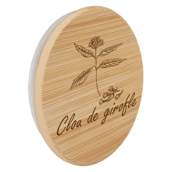 Paire en bois « clous de girofle » pour WECK RR60