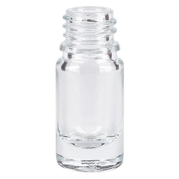 Flacon en verre transparent 5ml DIN 18
